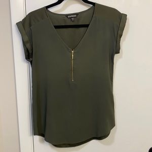 Express Green Top
